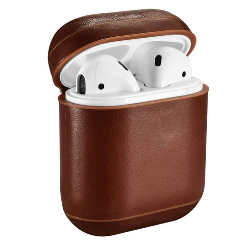 AirPods protective leather case