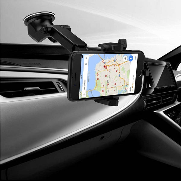 Car Dashboard Phone Holder with Sticky Gel Stand