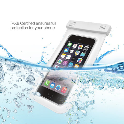Universal Waterproof Case for up to 5.5 Inch Mobile Phones, Protective Bag