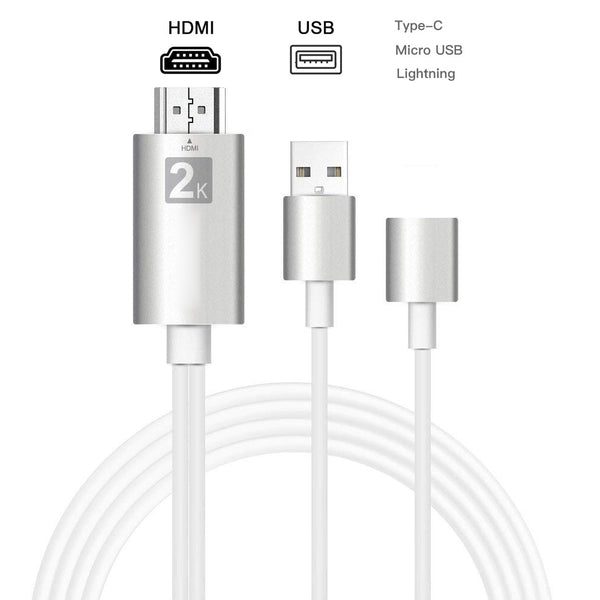 HDMI TV Or Monitor Cable For Smartphones & Tablets