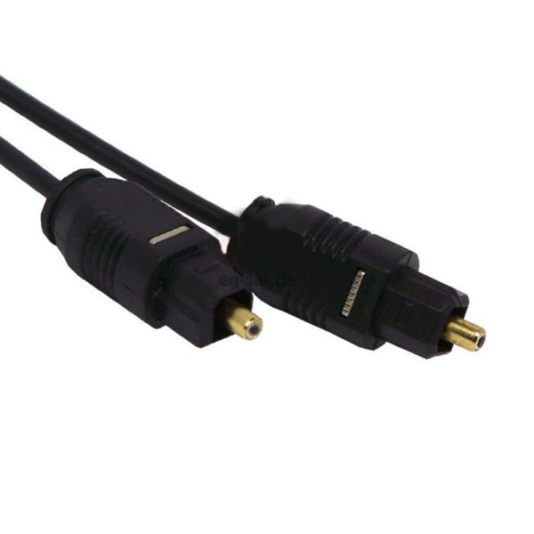Fiber Optic Cable 2M Digital Optical Audio Lead Gold Plated for Speakers
