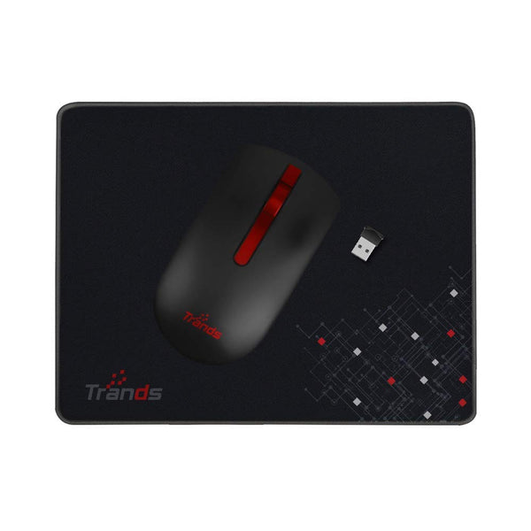 Wireless Mouse with Mouse Pad